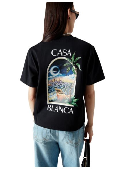 LA NIGHT BLACK T-SHIRT