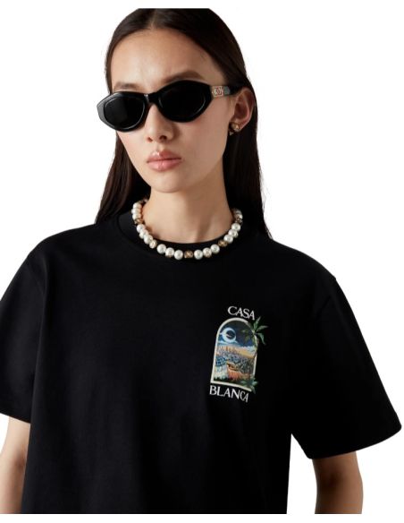 LA NIGHT BLACK T-SHIRT