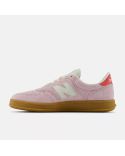SNEAKERS T500 ROSE SUCRE AVEC ROUGE ECLATANT ANGORA