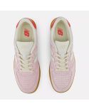 SNEAKERS T500 ROSE SUCRE AVEC ROUGE ECLATANT ANGORA