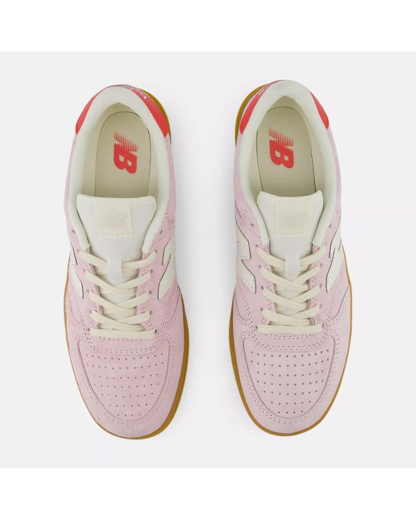 SNEAKERS T500 SUGAR PINK WITH BRIGHT ANGORA RED