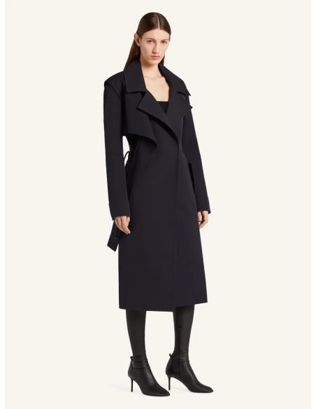 TRENCH COAT TWIST BLEU MARINE