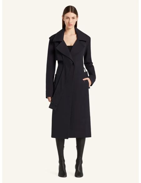 TRENCH COAT TWIST BLEU MARINE