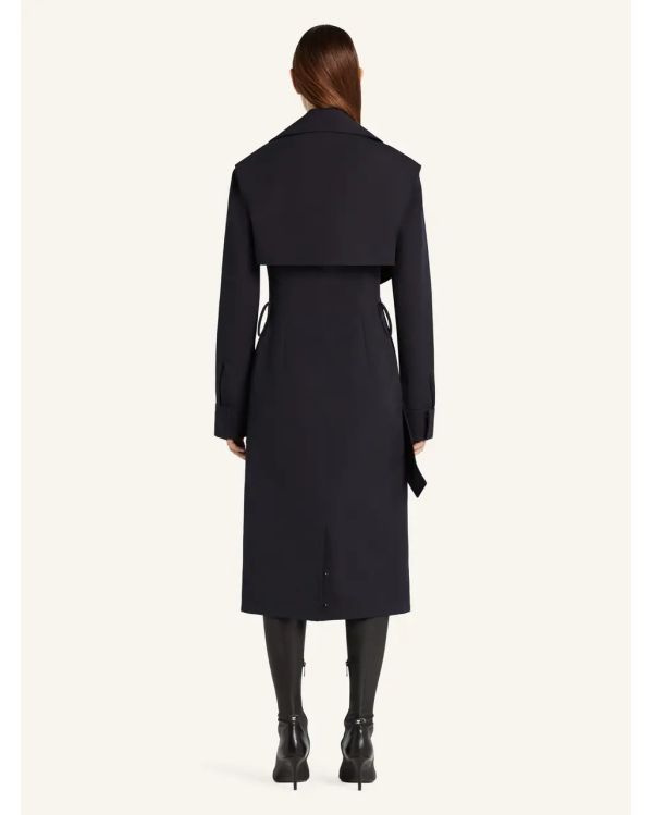 TRENCH COAT TWIST BLEU MARINE 2