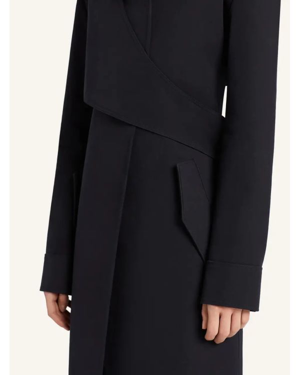 TRENCH COAT TWIST BLEU MARINE