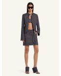 CITY JACKET IN DARK HEATHER GREY DENIM