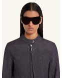 CITY JACKET IN DARK HEATHER GREY DENIM
