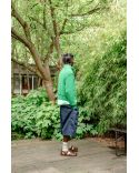 TRICOT ZIPPE VERT