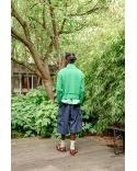 TRICOT ZIPPE VERT