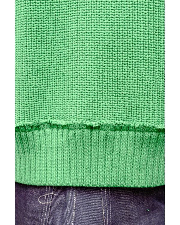 TRICOT ZIPPE VERT