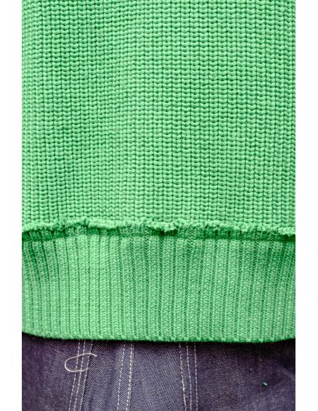TRICOT ZIPPE VERT