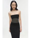 JUPE MIDI KELSO EN TRICOT NOIR