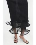 JUPE MIDI KELSO EN TRICOT NOIR