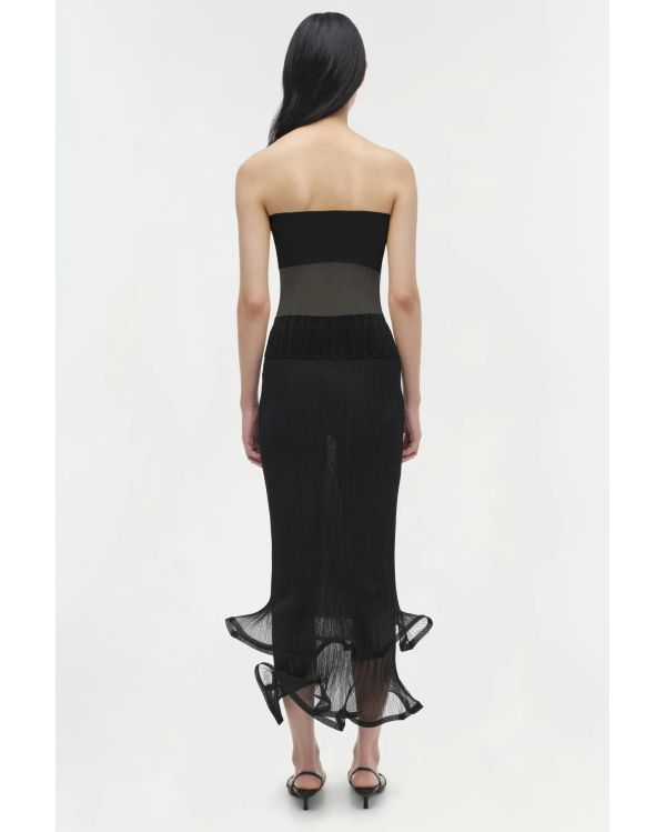 JUPE MIDI KELSO EN TRICOT NOIR 2