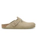 MULES BOSTON SUEDE LEVE KAKI DELAVE