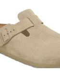MULES BOSTON SUEDE LEVE FADED KHAKI