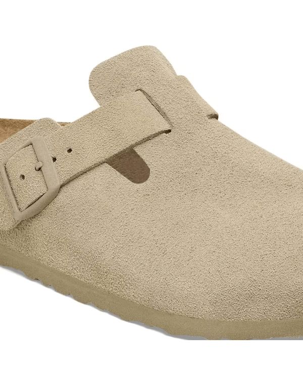 MULES BOSTON SUEDE LEVE KAKI DELAVE