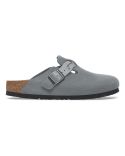 MULES BOSTON BRAIDED SUEDE GRIS BASALT GRAY