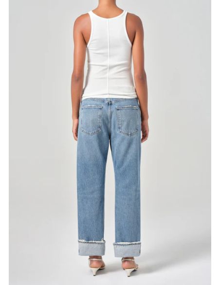 JEAN FRAN COUPE DROITE TAILLE BASSE IN REIGN