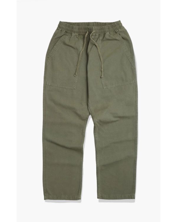 CANVAS CHEF PANTS OLIVE