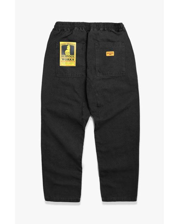 PANTALON DE CHEF EN TOILE NOIR 2