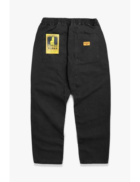 PANTALON DE CHEF EN TOILE NOIR