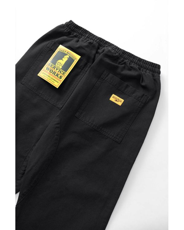 PANTALON DE CHEF EN TOILE NOIR