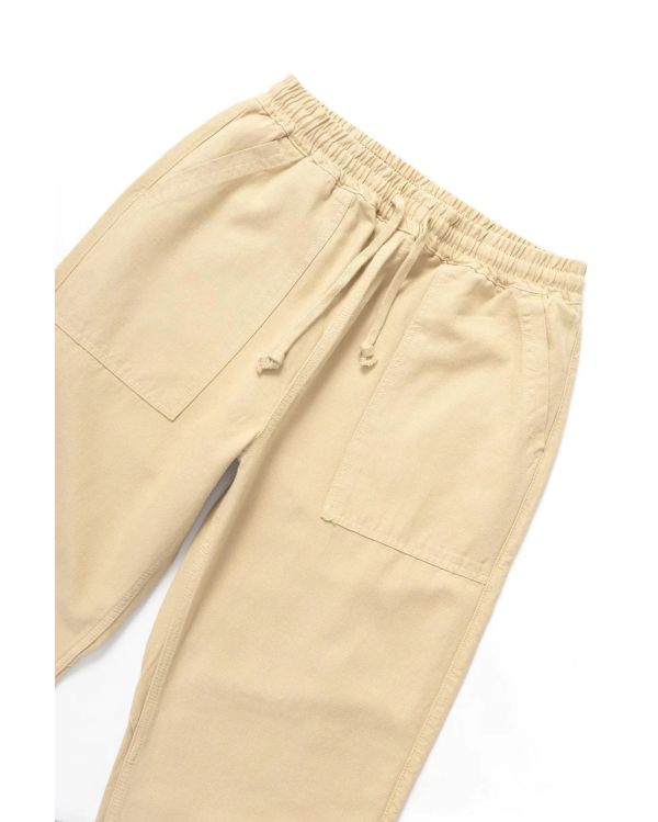 PANTALON DE CHEF EN TOILE KAKI