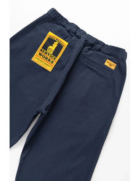PANTALON DE SERVEUR DRILL BLEU MARINE