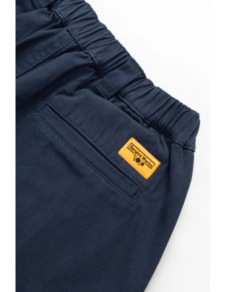 PANTALON DE SERVEUR DRILL BLEU MARINE