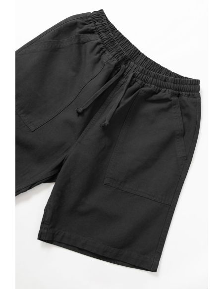 CANVAS CHEF SHORTS BLACK