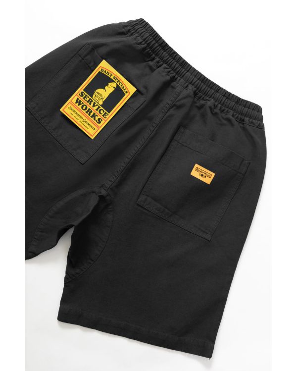 CANVAS CHEF SHORTS BLACK