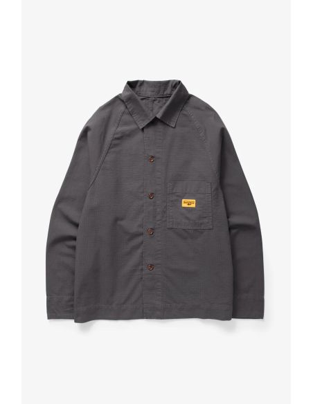 VESTE RIPSTOP FRONT OF HOUSE NOIR DÉLAVÉ