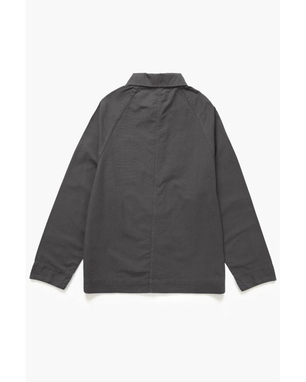 RIPSTOP FRONT OF HOUSE JACKET WASHED BLACK 2