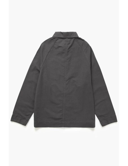 RIPSTOP FRONT OF HOUSE JACKET WASHED BLACK