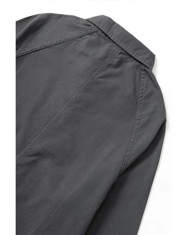 RIPSTOP FRONT OF HOUSE JACKET WASHED BLACK