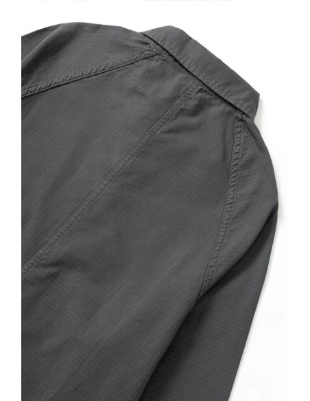VESTE RIPSTOP FRONT OF HOUSE NOIR DÉLAVÉ