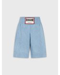 LIGHT BLUE BERMUDA SHORTS IN DENIM