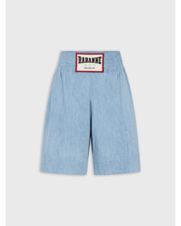 LIGHT BLUE BERMUDA SHORTS IN DENIM