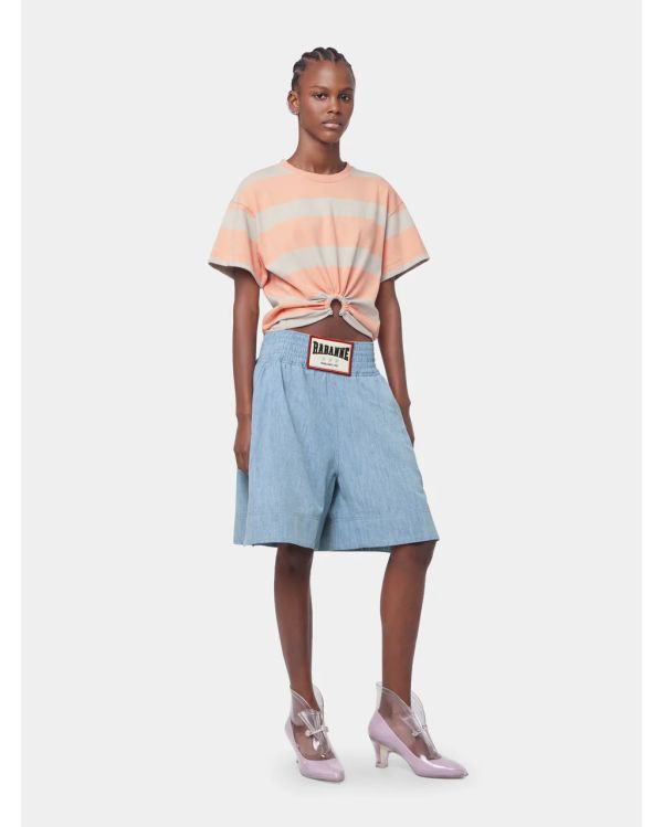 BERMUDA BLEU CLAIR EN DENIM