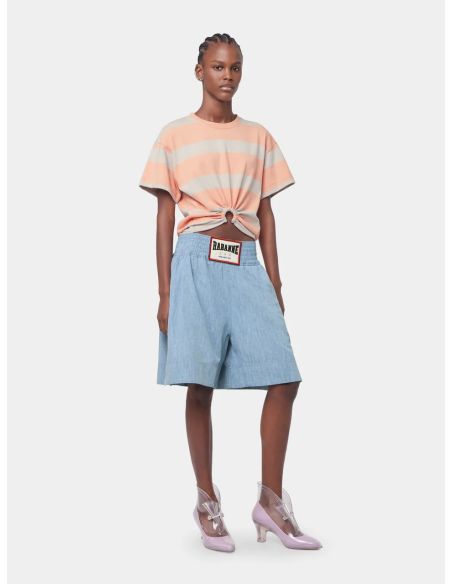 LIGHT BLUE BERMUDA SHORTS IN DENIM