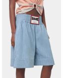 LIGHT BLUE BERMUDA SHORTS IN DENIM