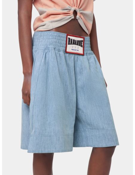 BERMUDA BLEU CLAIR EN DENIM