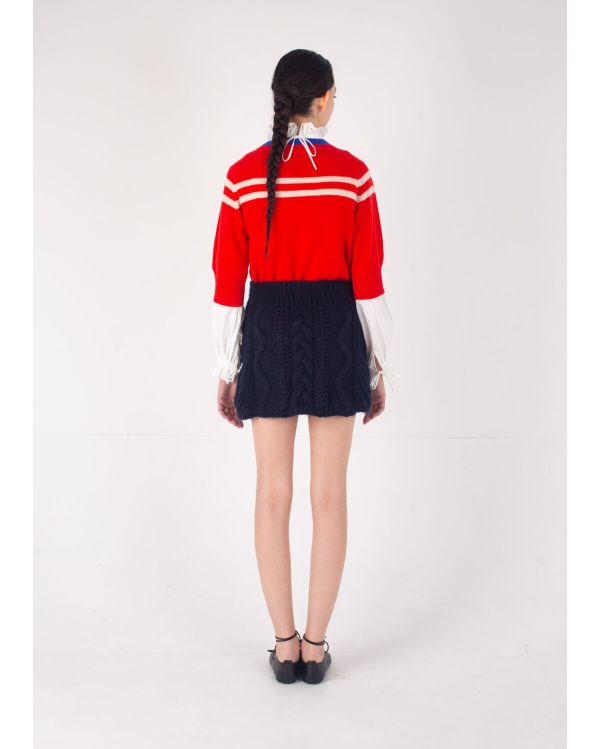 PULL KARINE ROUGE