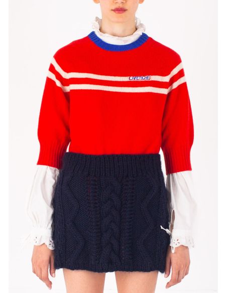 PULL KARINE ROUGE