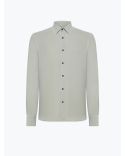 CHEMISE TECHNO WASH PIQUE VERT SAUGE