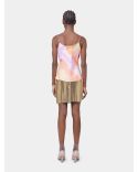 HAUT DEBARDEUR TIE AND DYE ORANGE