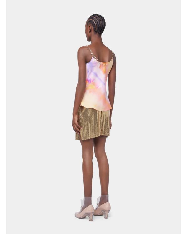 HAUT DEBARDEUR TIE AND DYE ORANGE