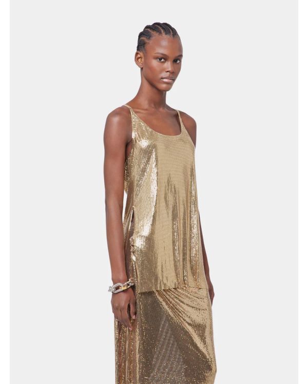 TOP DEBARDEUR NEW GOLD
