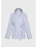 PARKA STRIPES WHITE AND BLUE